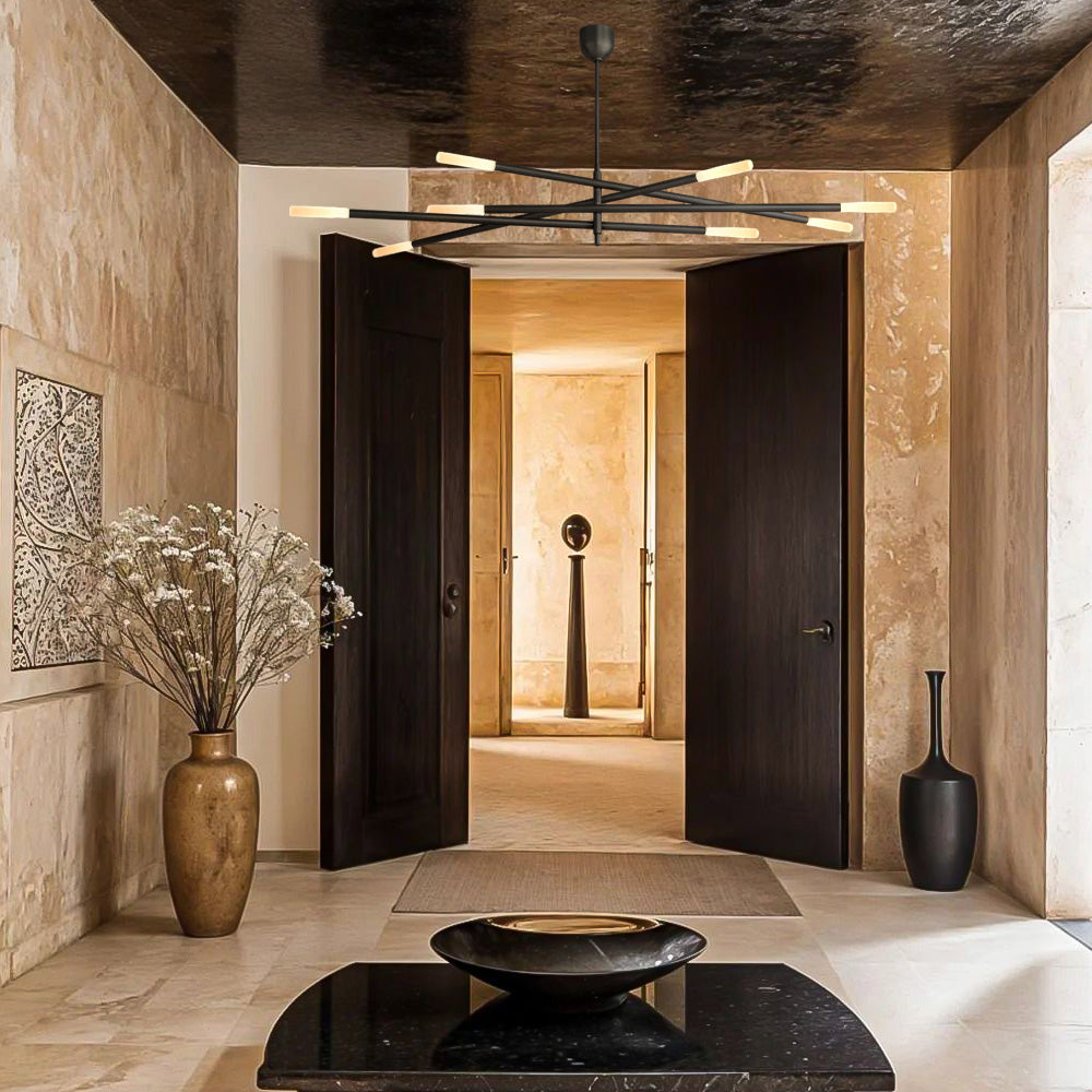 Ralap 8-Light Mobile Orb Chandelier