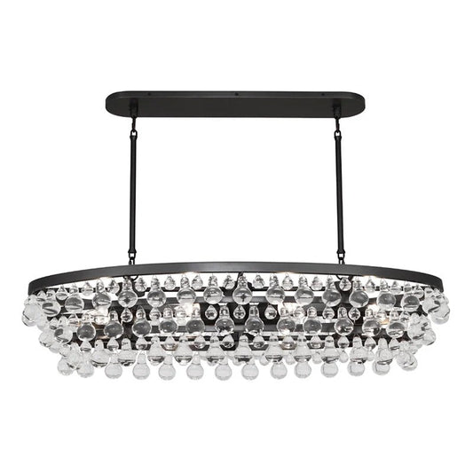 Abbe Bling Oval Chandelier 8-Light