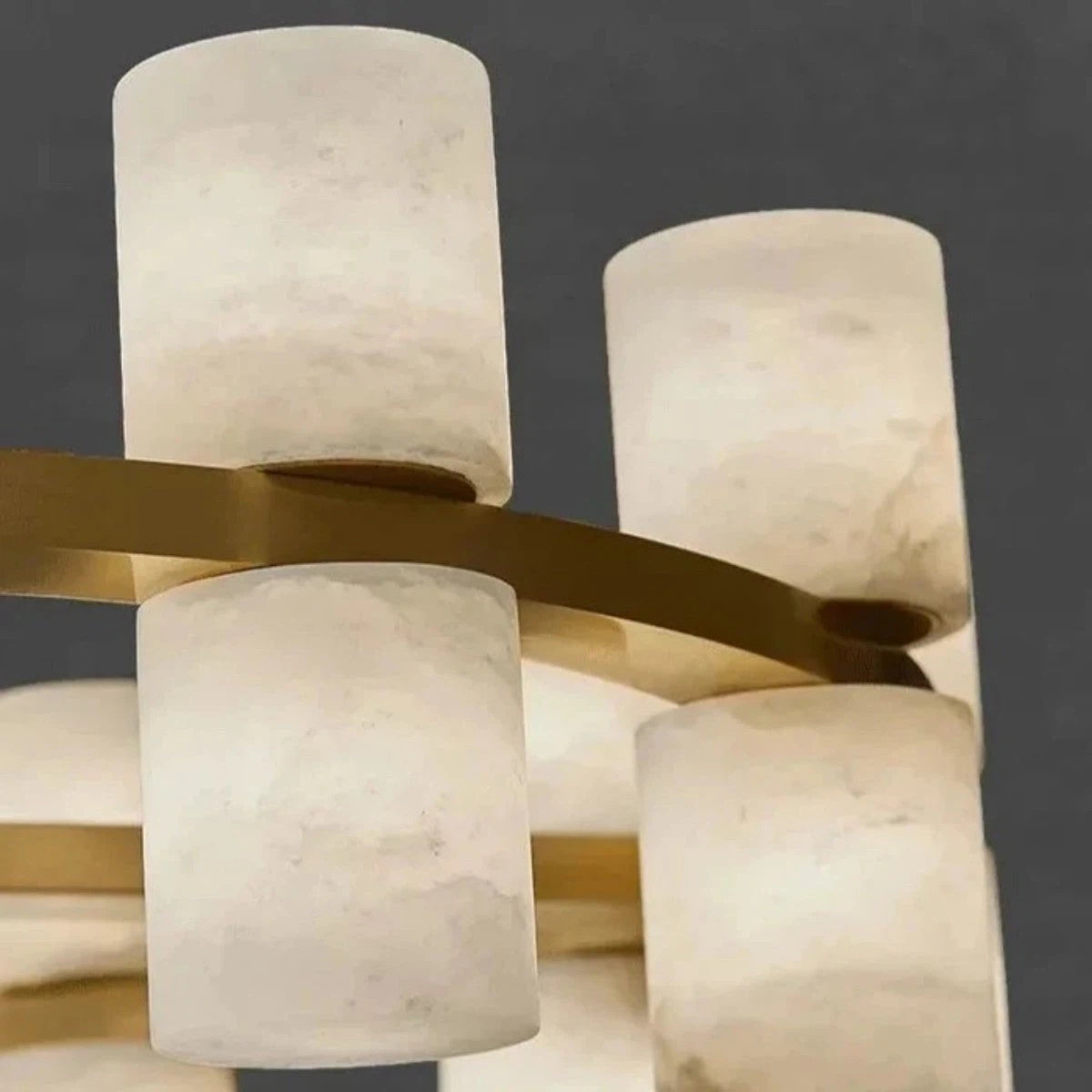 Alabaster Linear Chandelier