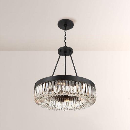 Alisa 1-Tier 8-Light Round Chandelier 23"