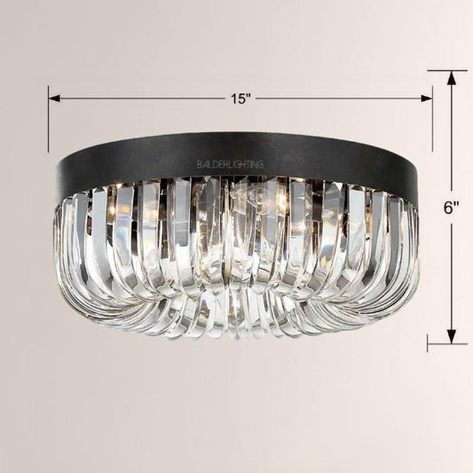 Alisa 5 Light Round Flushmount 15"