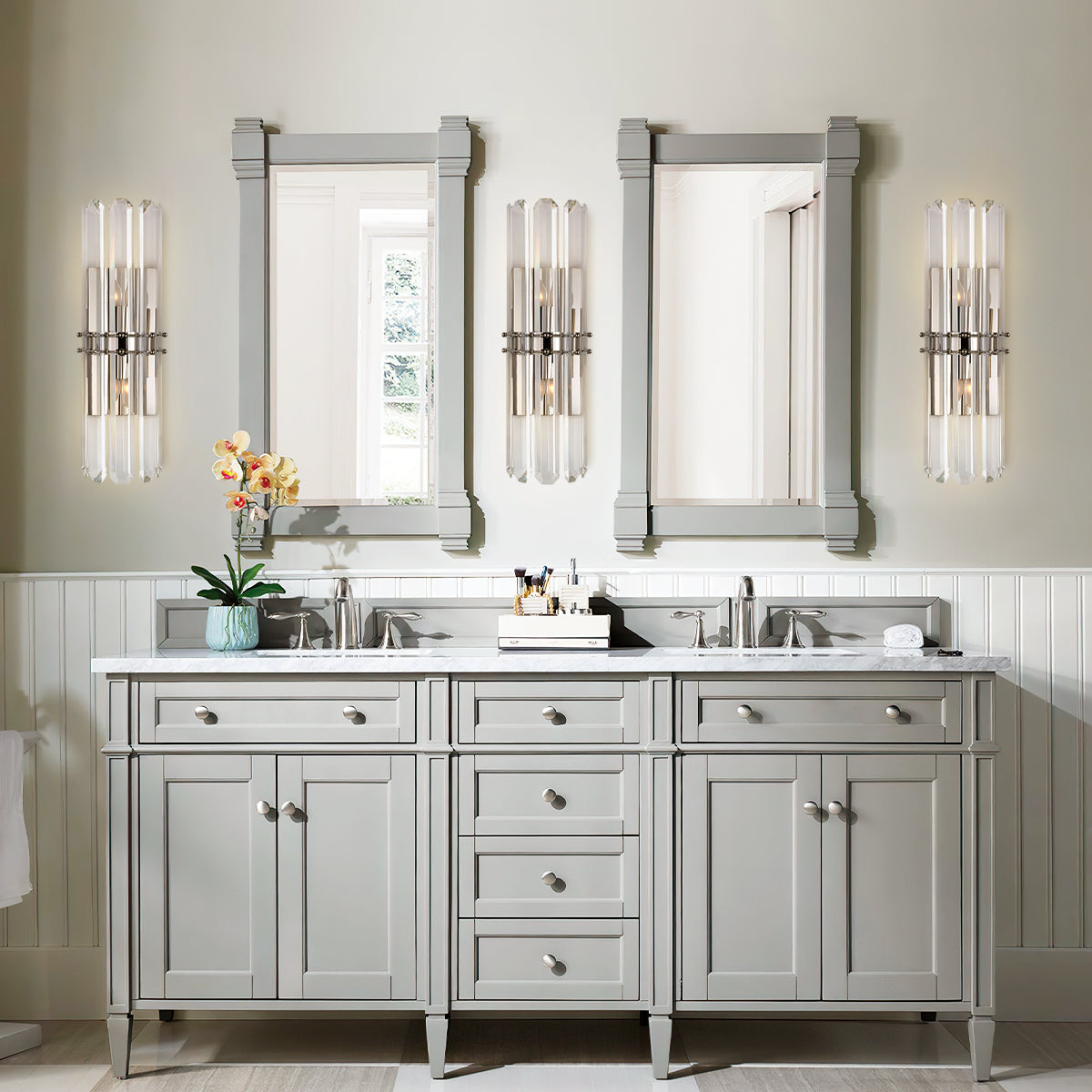 Allenny Bonnington Tall Sconce With Alabaster