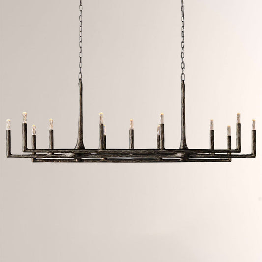 Avarit Forged Linear Chandelier 72"