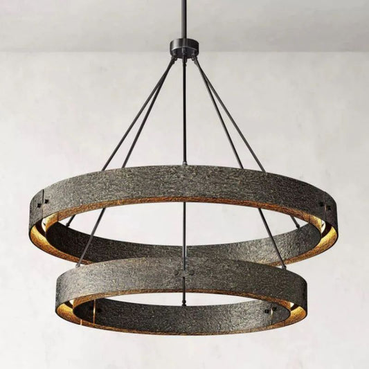 Baldr 2-Tier Round Living Room Chandelier 60"