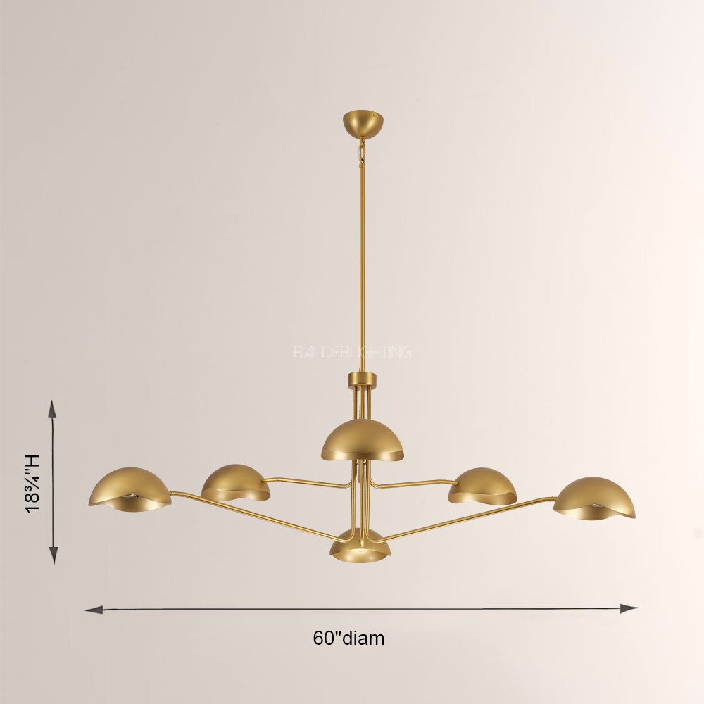 Cowper Round Chandelier 60"