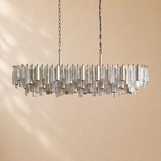 Dale Crystal Prism Linear Chandelier