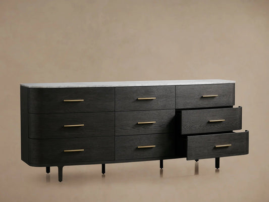 Deinny Nine Drawer Dresser