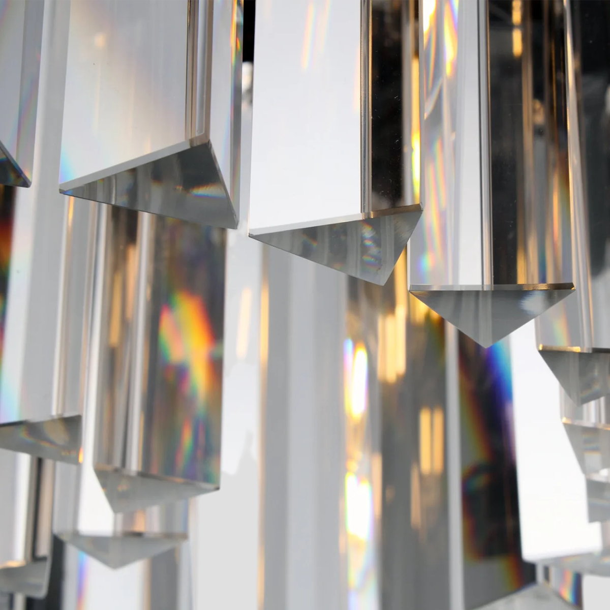 Della 1-Tier Crystal Round Chandelier