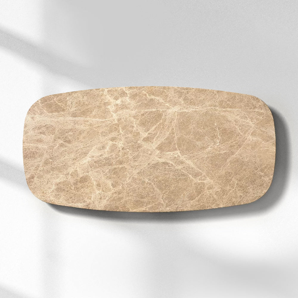 Holland Oak Wood & Stone Coffee Table