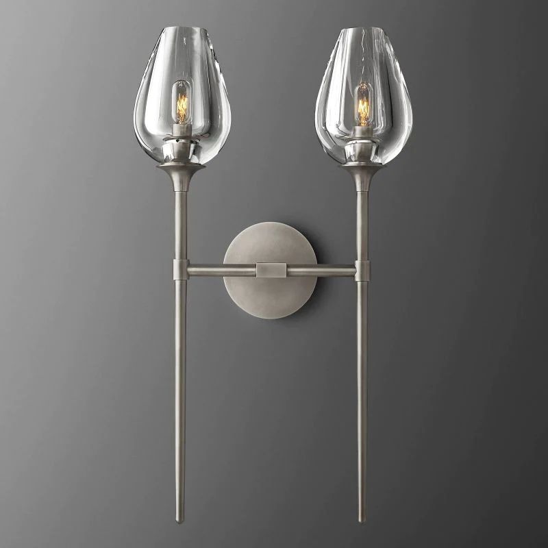 Lewis Tulip Double Bedroom Sconce