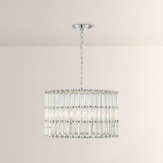 Lubby Langdon for Crystorama Elliot 4/6 Light Chandelier