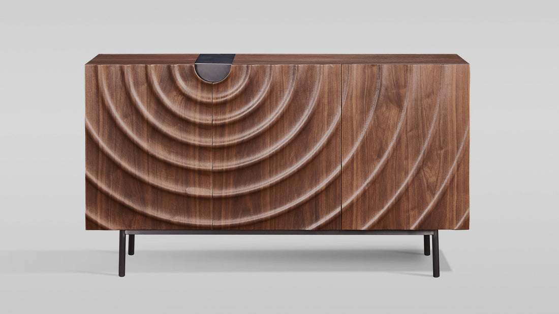 Lunara 3-Door Ripple Sideboard