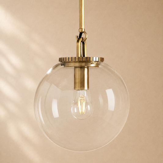 Wescott Globe Pendant with Rod