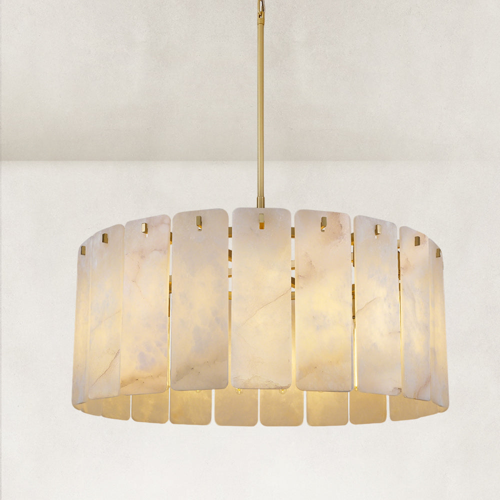 Opalis Alabaster Chandelier 36”D