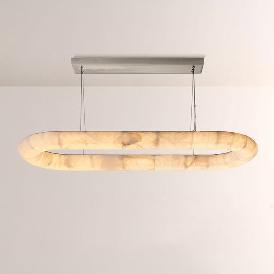 Rivage Lisse Oval Chandelier 74″W