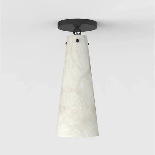 Alabaster Steven Contemporary Flush Mount