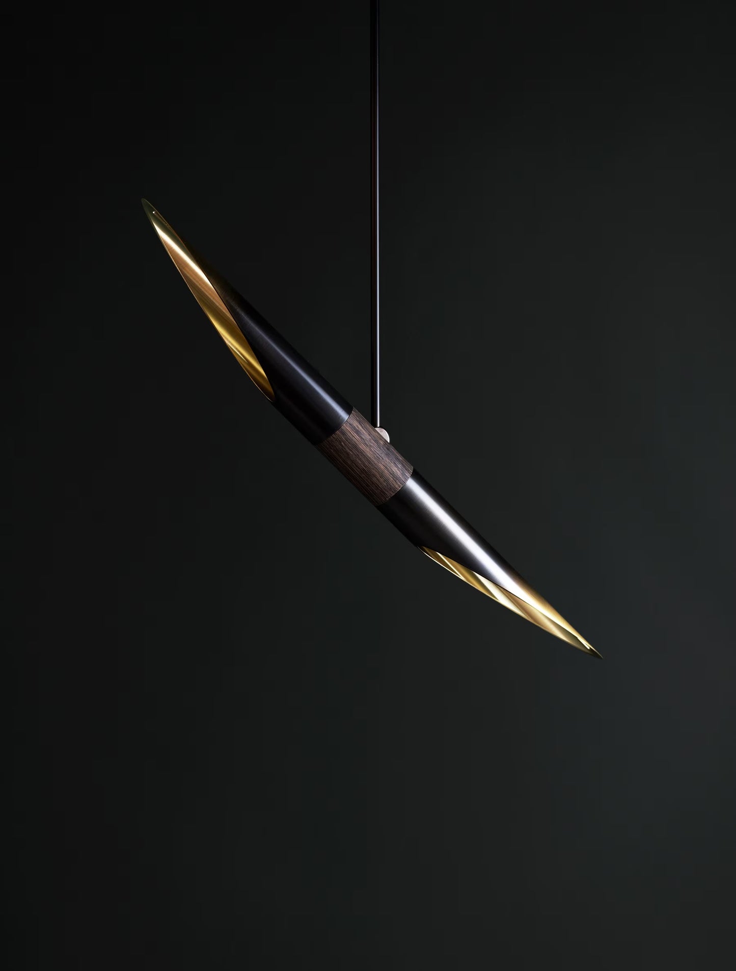 Brio Two Angular Cylindrical Pendant