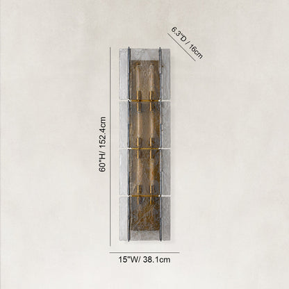 Zeal Modern Smoke Glass Wall Sconce