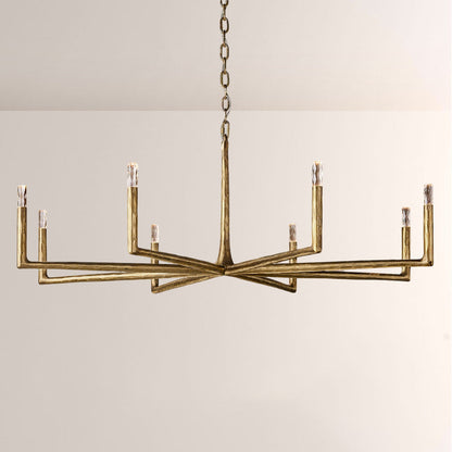 Avarit Glass Round Chandelier 60"