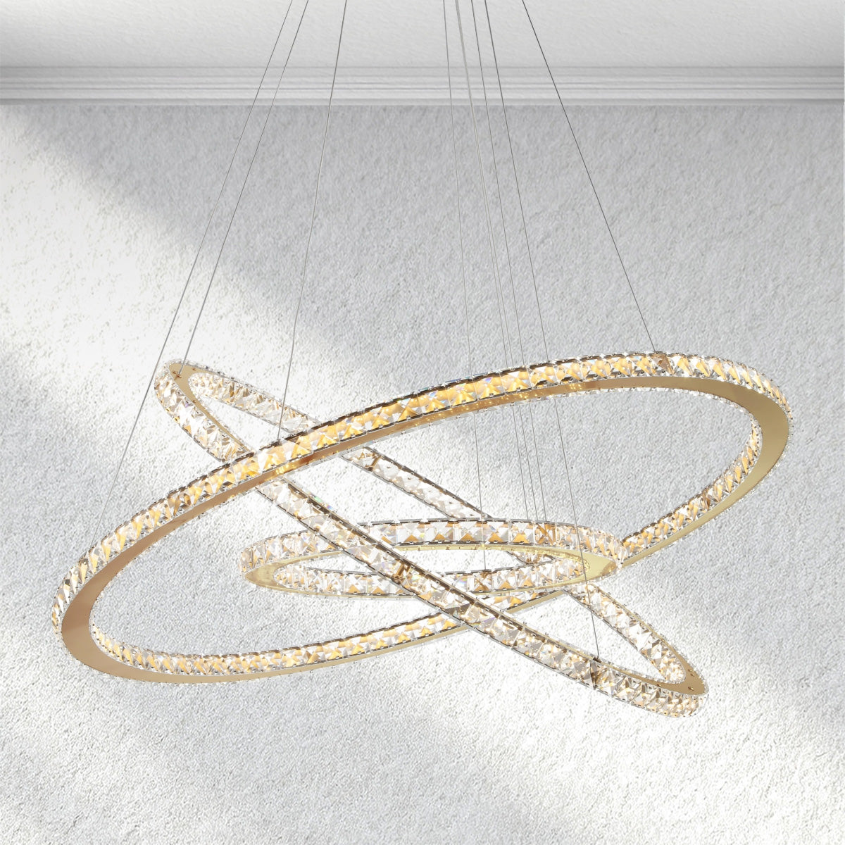 Levitation Carey Lumevia 3-Round Chandelier