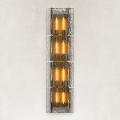Zeal Modern Smoke Glass Wall Sconce