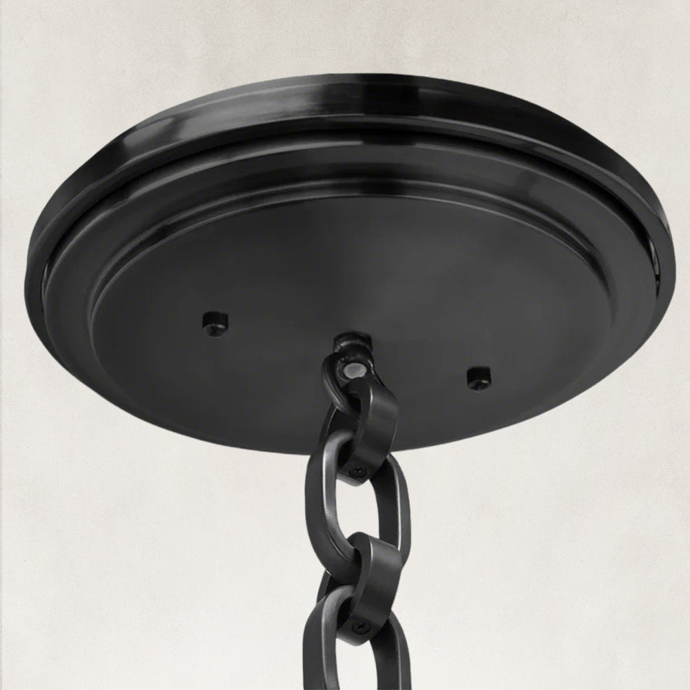 Aether Alabaster Chain Round 1 Light Pendant 6”D