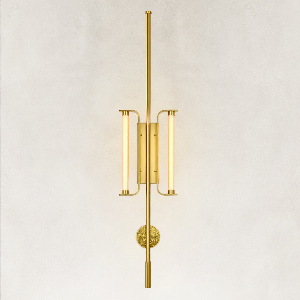 Keira Modern Amber Glass Wall Sconce