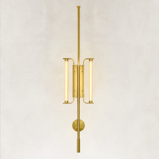 Keira Modern Amber Glass Wall Sconce