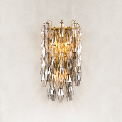 Tharra Smoke Glass Wall Sconce