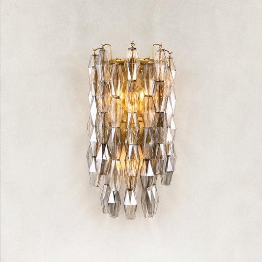 Tharra Smoke Glass Wall Sconce