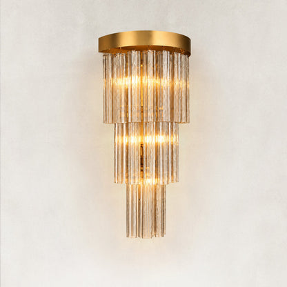 Vigor Smoke Glass Wall Sconce
