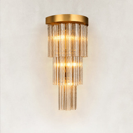 Vigor Smoke Glass Wall Sconce