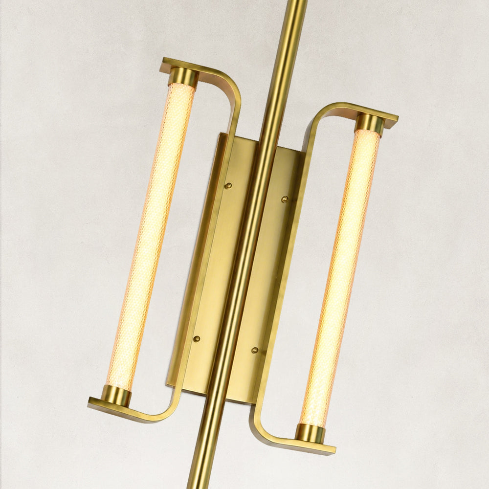 Keira Modern Amber Glass Wall Sconce