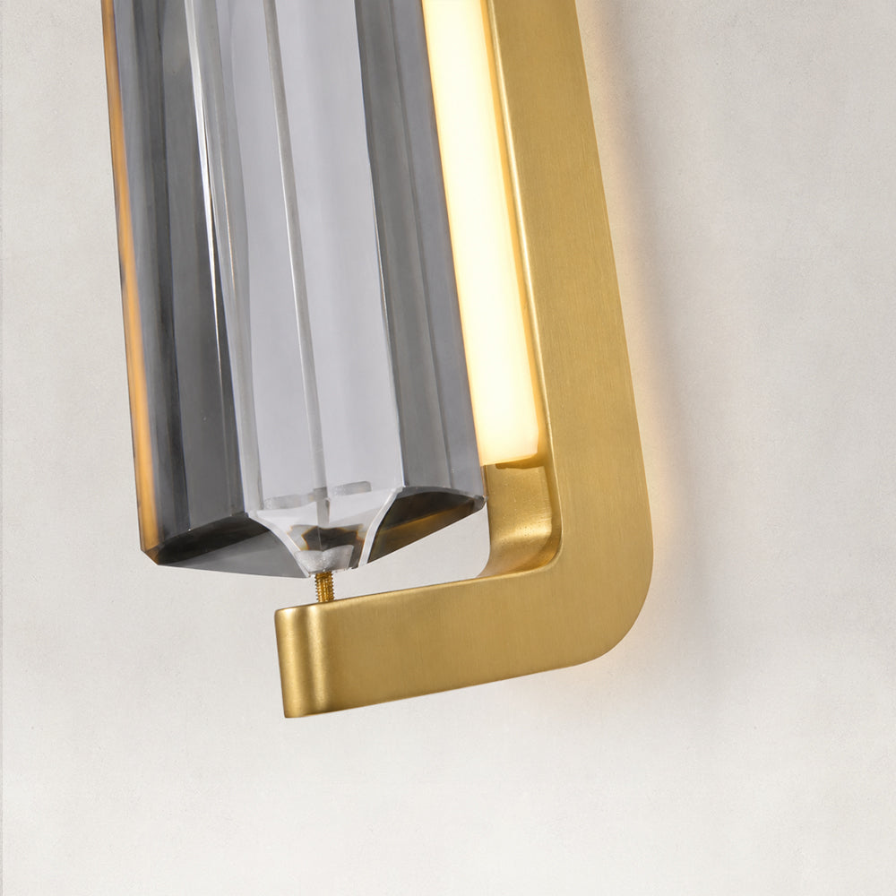 Tharra Smoke Glass Wall Sconce