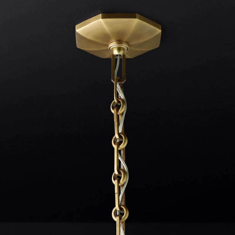 Abigail Prism Round Chandelier 36"
