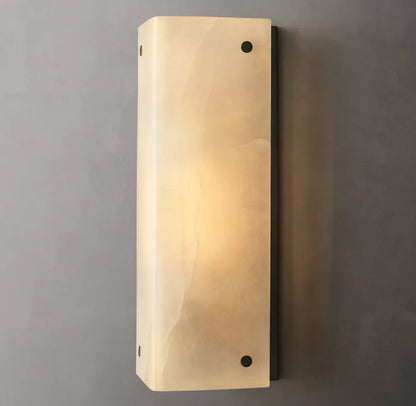 Aerin Clayton Wall Sconce in Alabaster