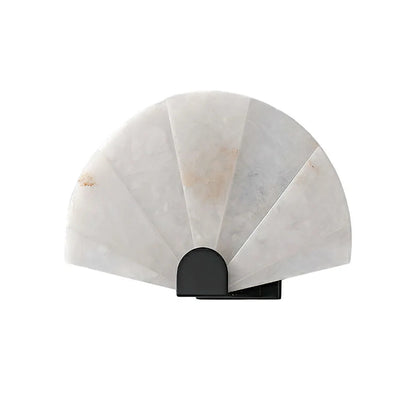 Alabaster Fan Wall Sconce