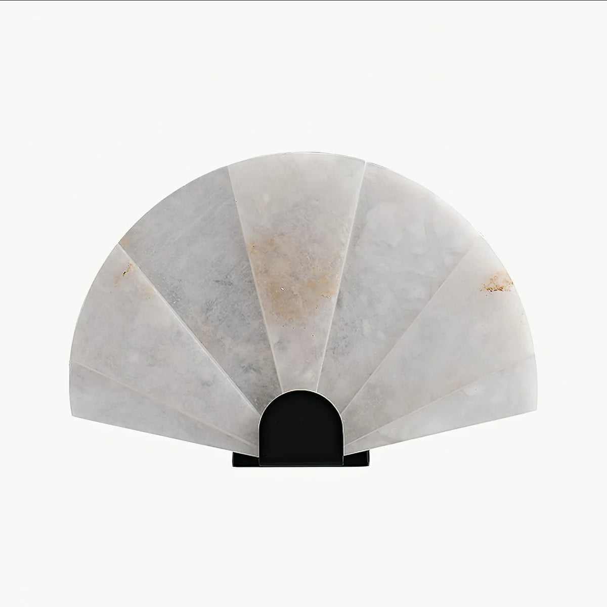 Alabaster Fan Wall Sconce