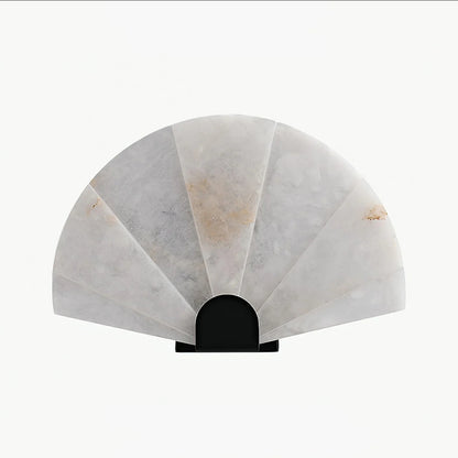 Alabaster Fan Wall Sconce
