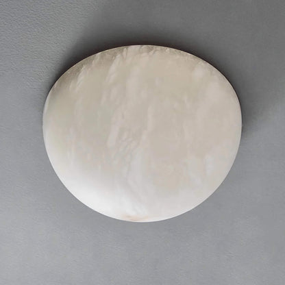 Alabaster Honed Flush Mount