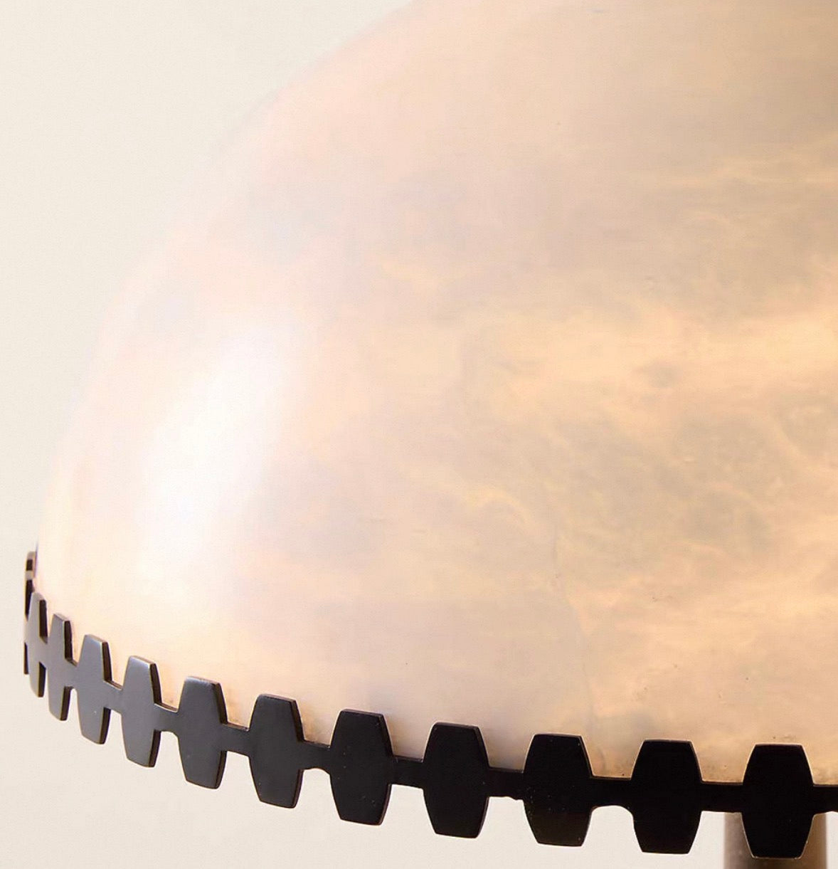 Alabaster Japandi Table Lamp