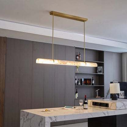 Alabaster LED Chandelier – Elegant Cloud‑Like Ceiling Light
