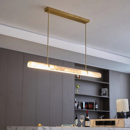 Alabaster LED Chandelier – Elegant Cloud‑Like Ceiling Light