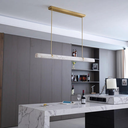 Alabaster LED Chandelier – Elegant Cloud‑Like Ceiling Light