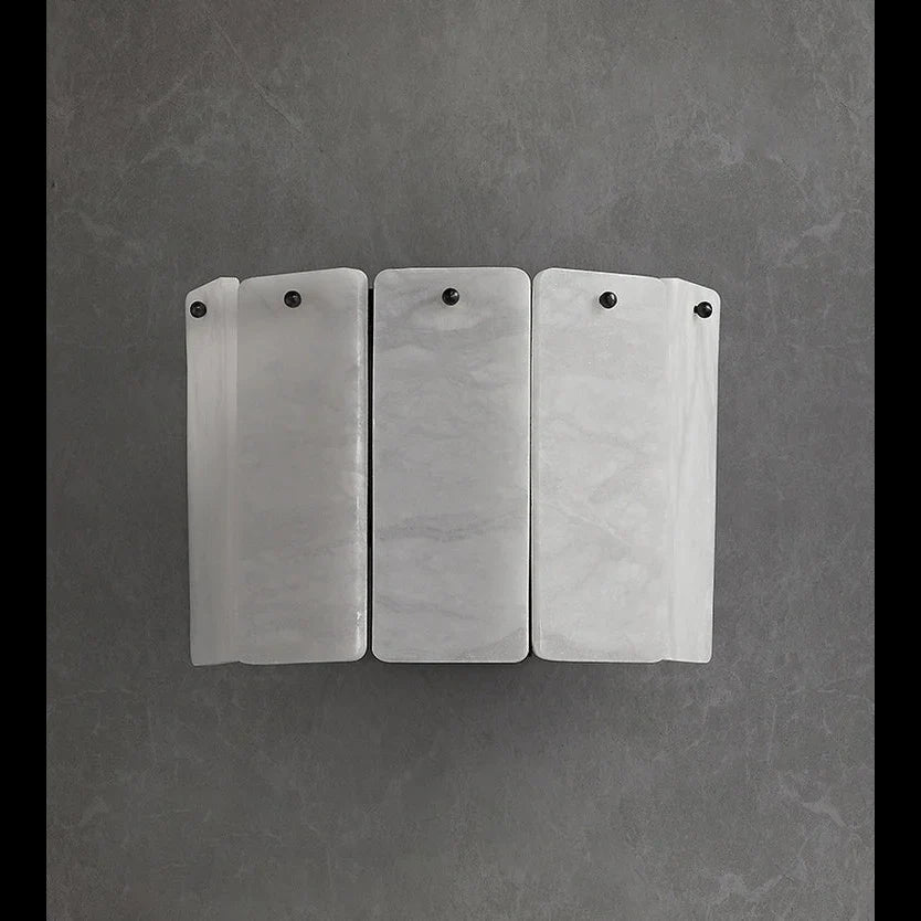 Alabaster Layered Wall Sconce