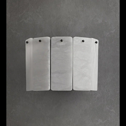 Alabaster Layered Wall Sconce