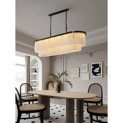 Alabaster Natural Chandelier