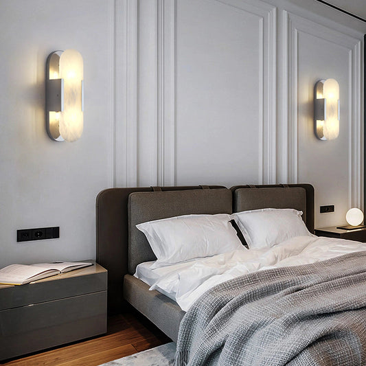 Alabaster OpalEdge Oval Wall Sconce