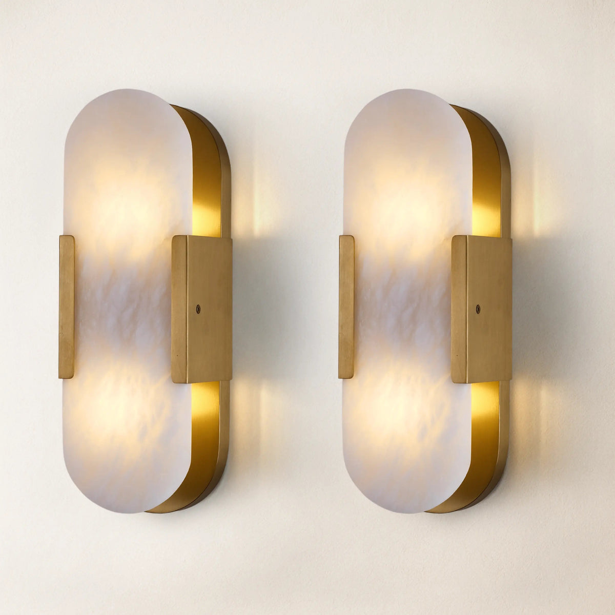 Alabaster OpalEdge Oval Wall Sconce