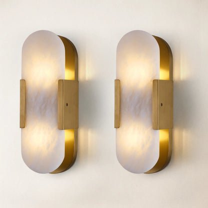 Alabaster OpalEdge Oval Wall Sconce